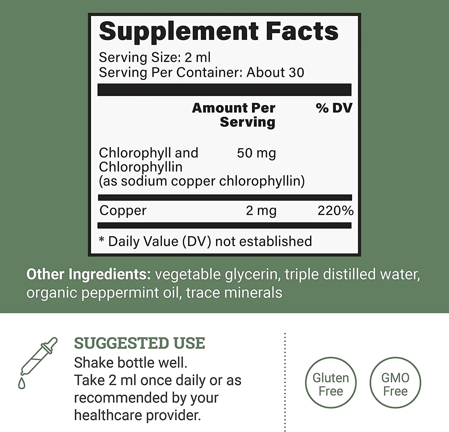 Liquid Chlorophyll - Liver & Immune Support Drops From Mulberry Leaves