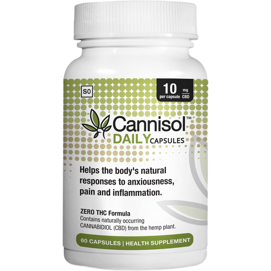 Cannisol® DAILY CBD for Pain, Anxiety & Inflammation