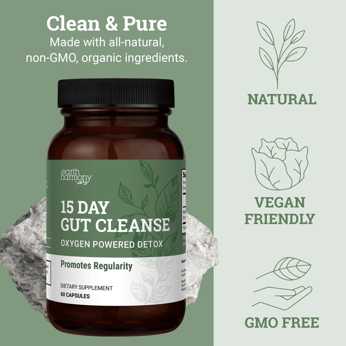 15-Day Oxygen Gut Cleanse - Natural Relief from Occasional Constipation