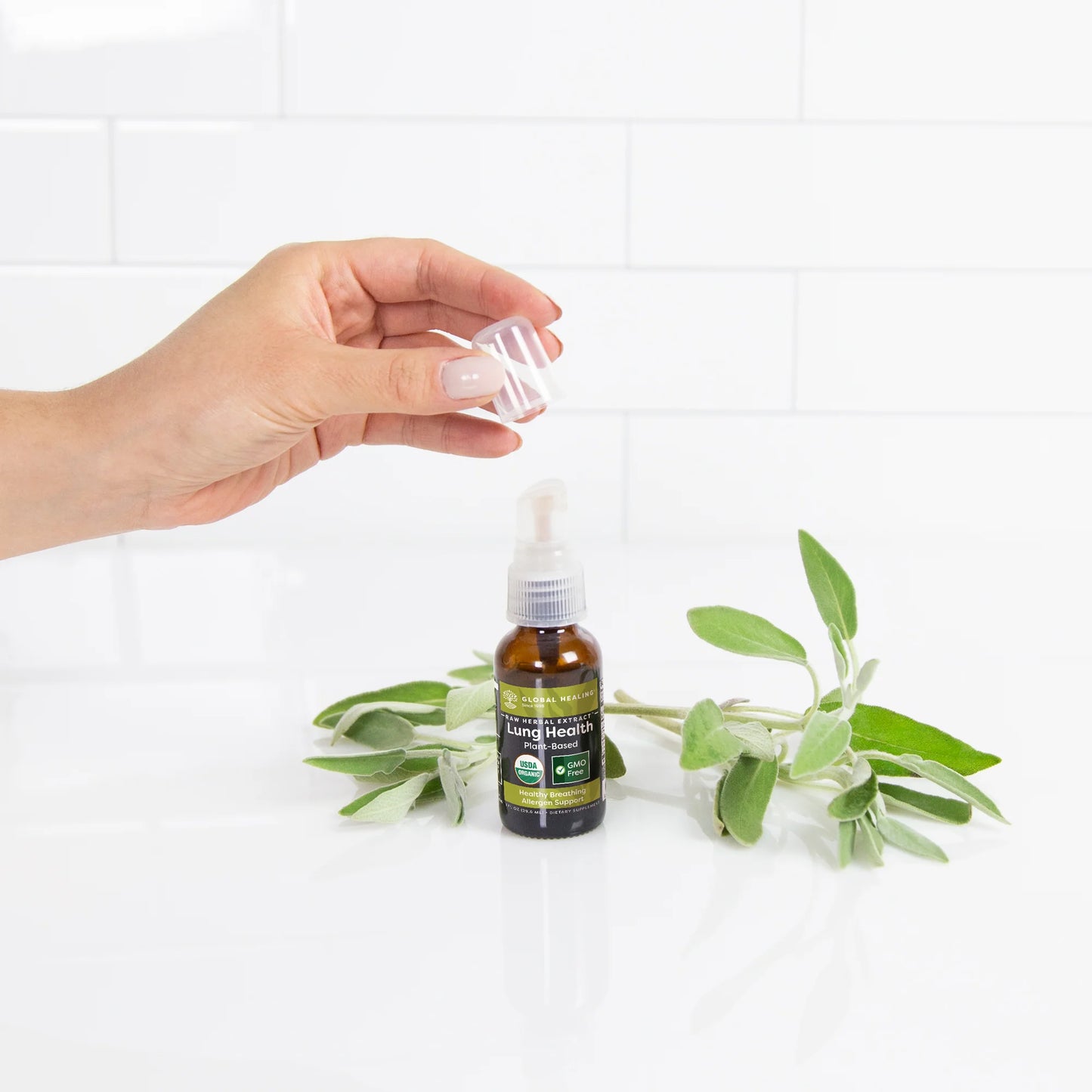 Lung Health - Natural Herbal Spray Formula for Lung and Respiratory Support