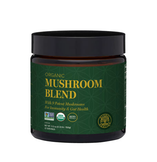 Organic Mushroom Blend - Mushroom Supplement for Immune and Gut Health