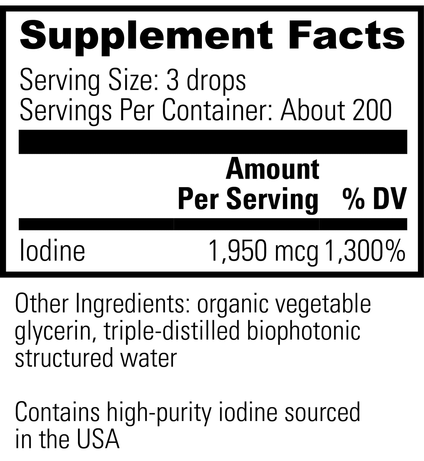 Detoxadine® - Organic Nascent Iodine Liquid Supplement Drops for Thyroid Support, Detox Cleanse, Metabolism Health and Better Sleep