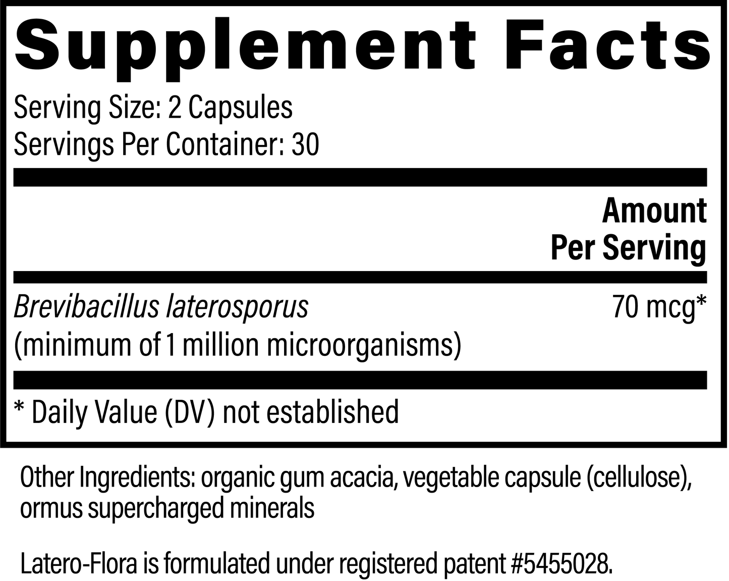 Latero-Flora - Probiotic Supplement for Gut Health, Digestion and Candida Cleanse Support