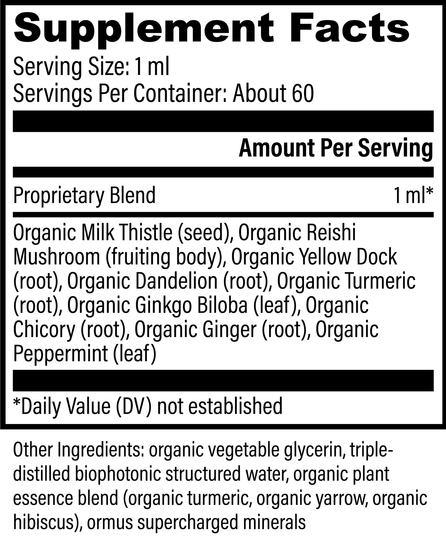 Liver Health - Natural Vegan Liquid Supplement Supports Liver & Gall bladder