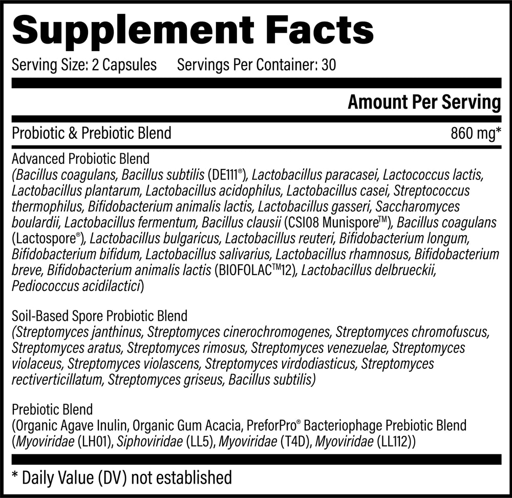 Ultimate Probiotic - Probiotic for Healthy Digestion & Digestive Tract