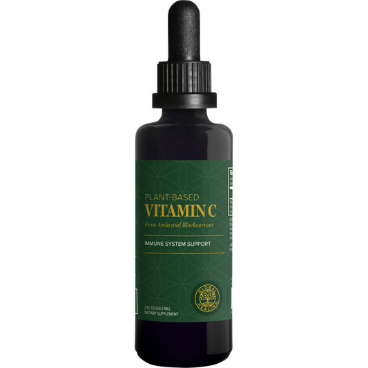 Organic Liquid Vitamin C - Plant-Based Antioxidant Supplement (500 mg)