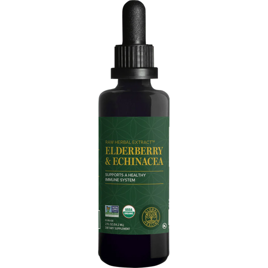 Organic Elderberry & Echinacea Supplement