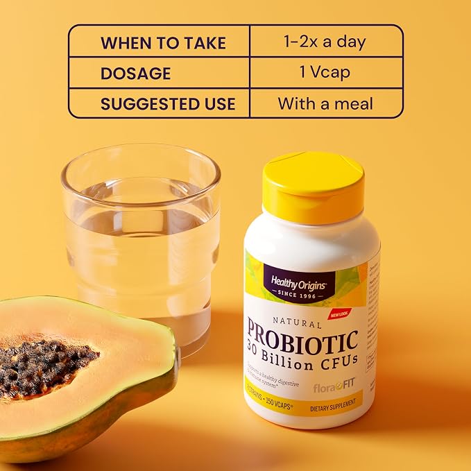 Probiotic 30 Billion CFUs - 8 strains - 60 capsules