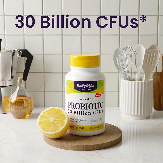 Probiotic 30 Billion CFUs - 8 strains - 60 capsules