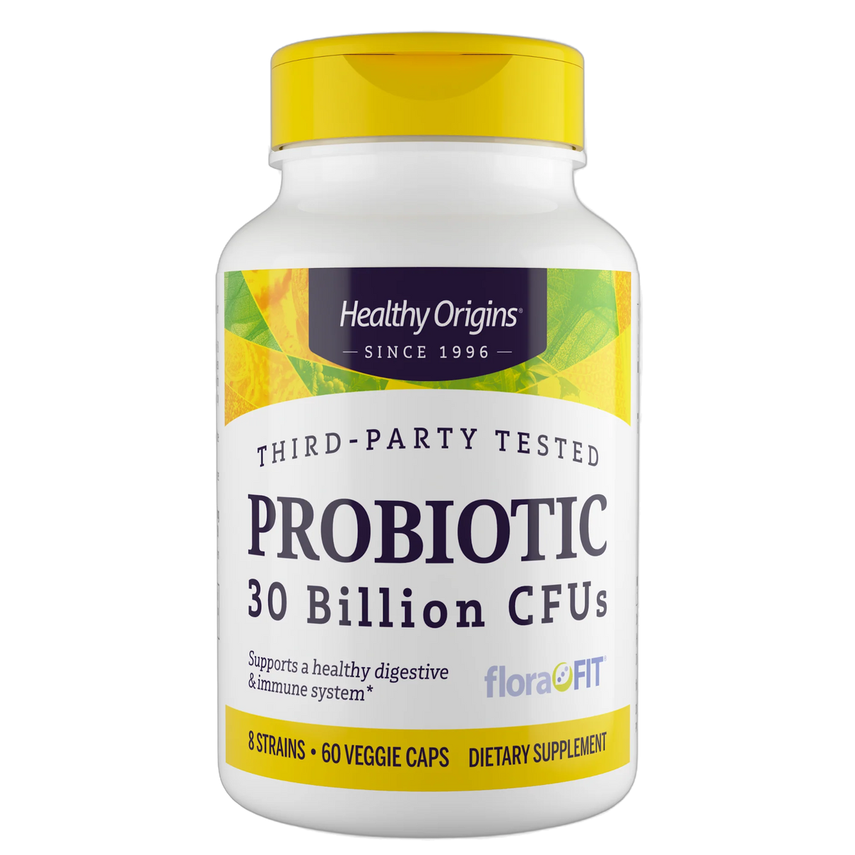 Probiotic 30 Billion CFUs - 8 strains - 60 capsules