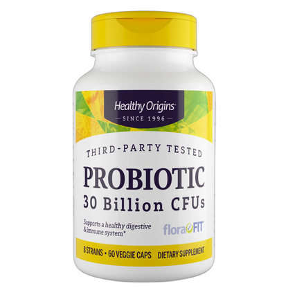 Probiotic 30 Billion CFUs - 8 strains - 60 capsules